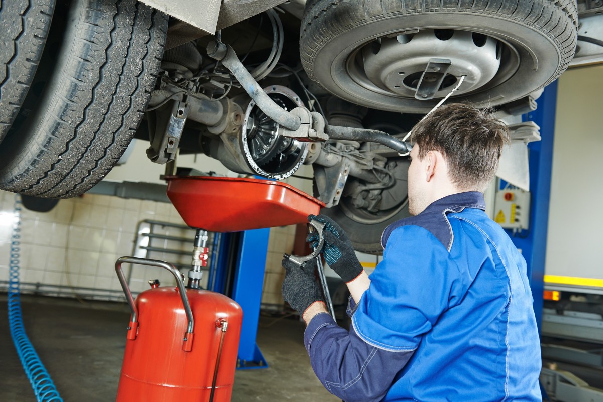 Differential being worked on