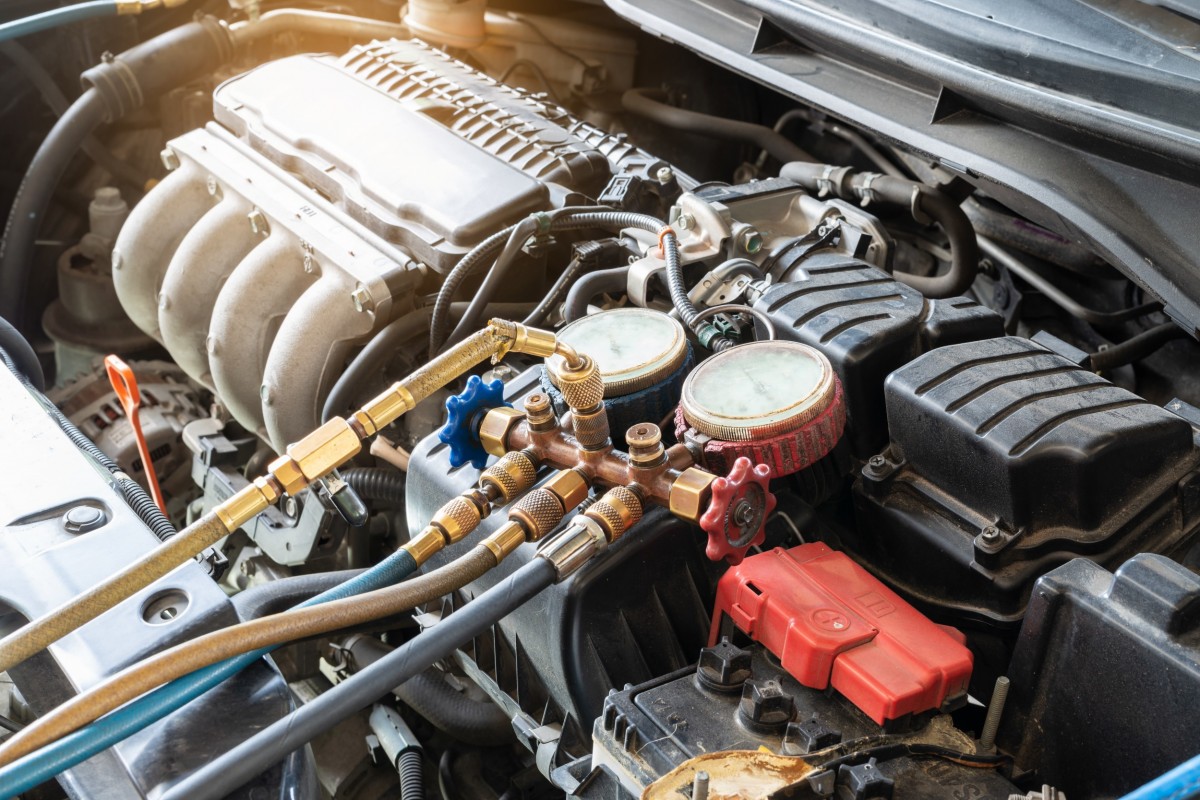 checking your a/c coolant