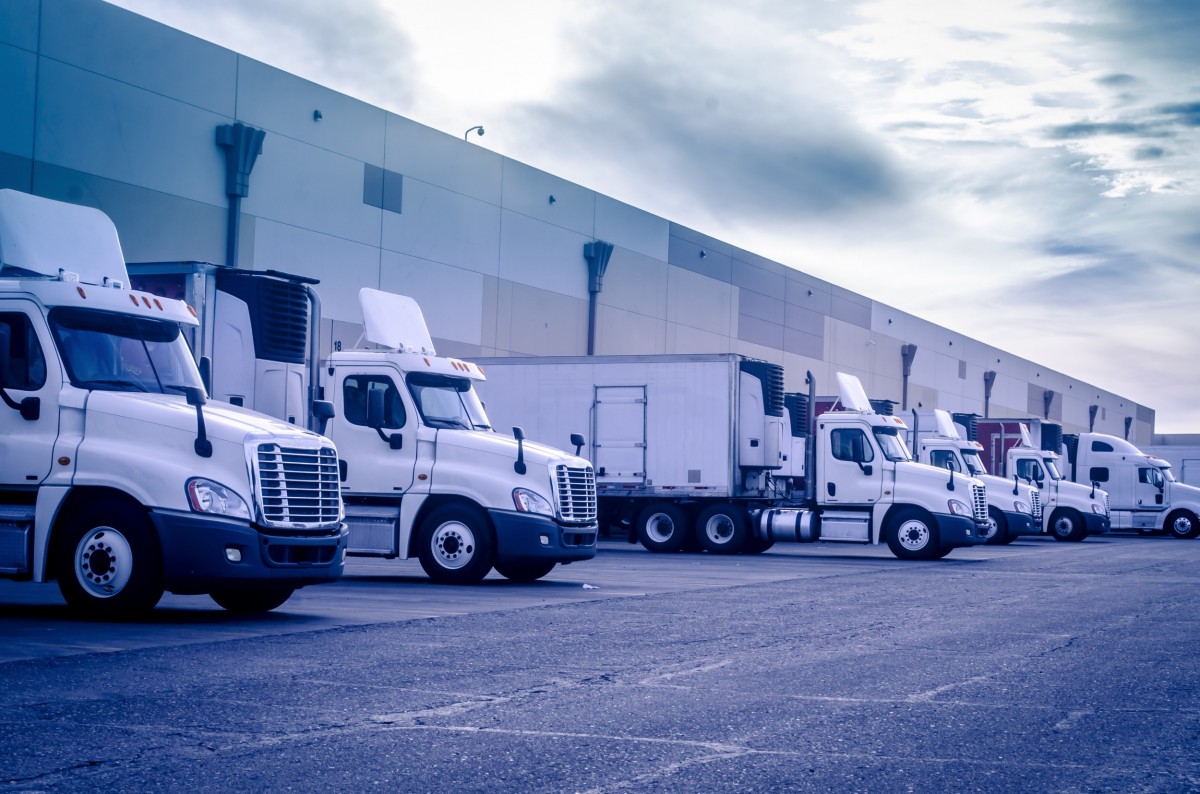 fleet of trucks