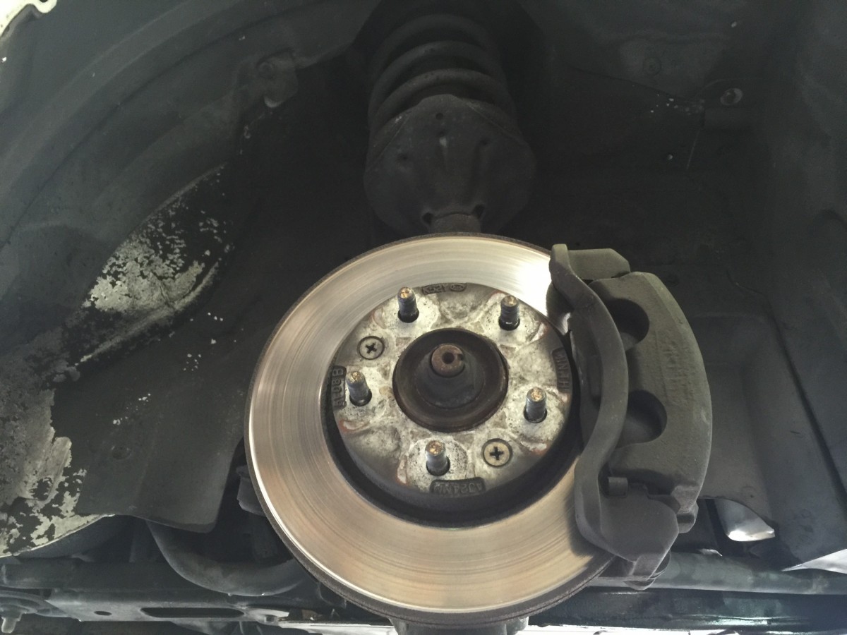 Brakes on a wheel