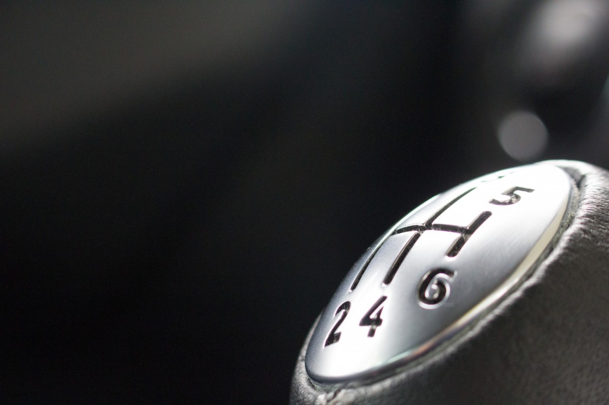 shifter on vehicle 